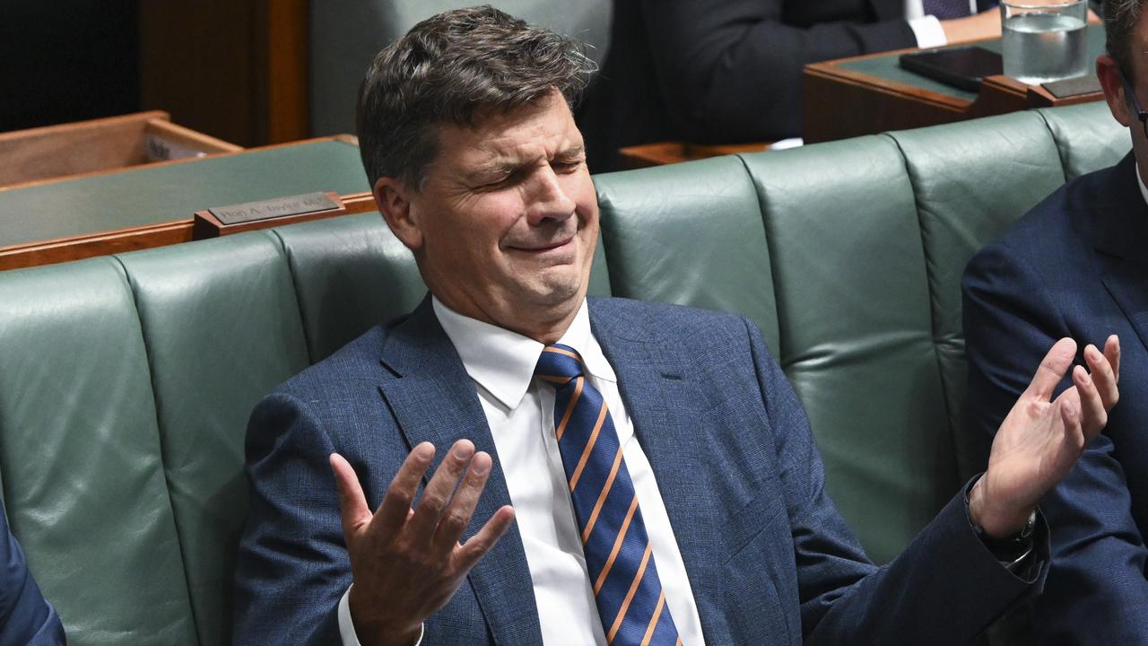 Shadow treasurer Angus Taylor said the Coalition made ‘no apologies’ for sending the legislation to committee. Picture: NCA NewsWire / Martin Ollman