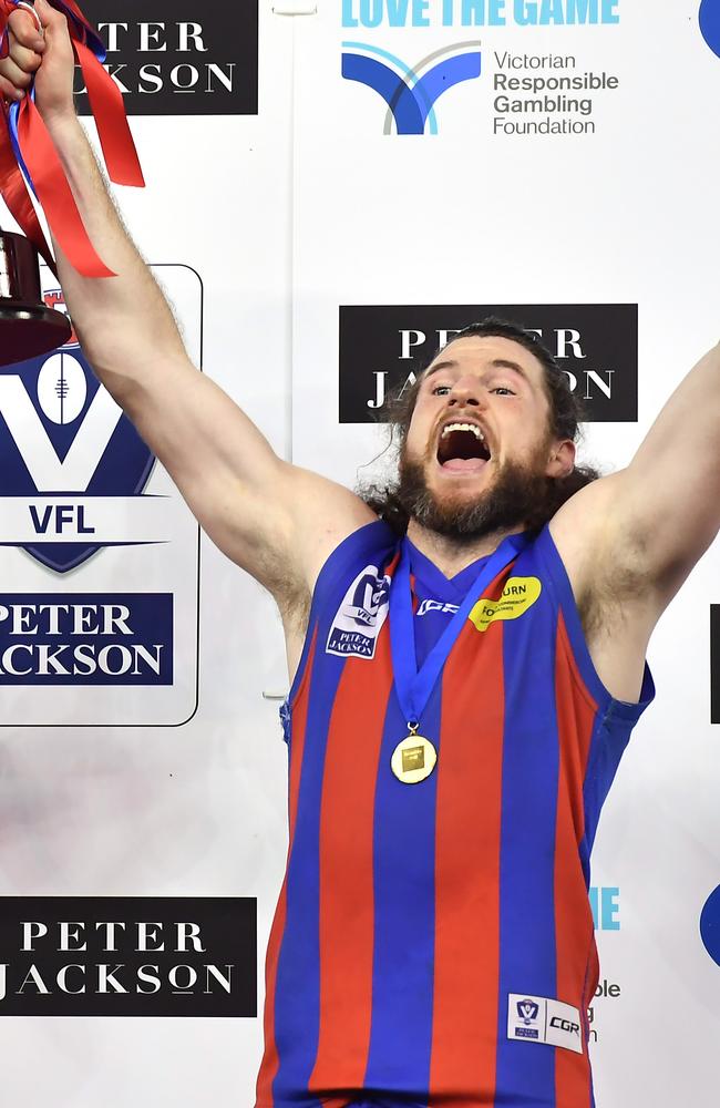 Two flags: Port’s Toby Pinwill.