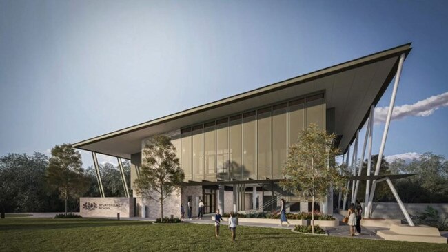 Artist's impression of the new building.