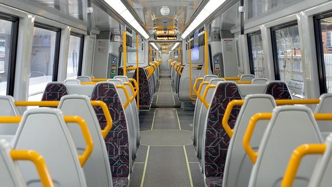 The gangways are too narrow in the new trains. Picture: Supplied.