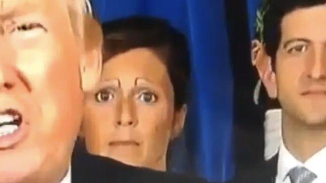 Those eyebrows are really ... something. Picture: Twitter