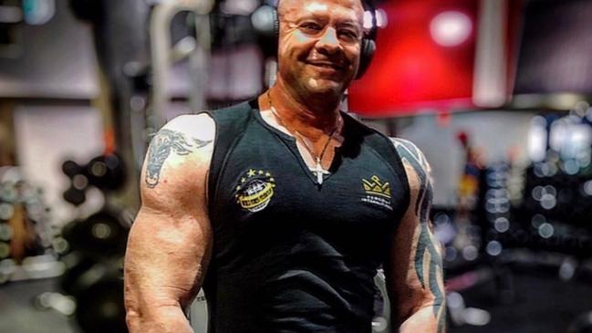 Melbourne bodybuilder Blair Loveday was charged with trafficking drugs including cocaine, MDMA, steroids and testosterone and ketamine. Picture: Facebook.