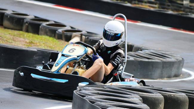 Coomera Waters go kart racer Liam Hydes, 14.