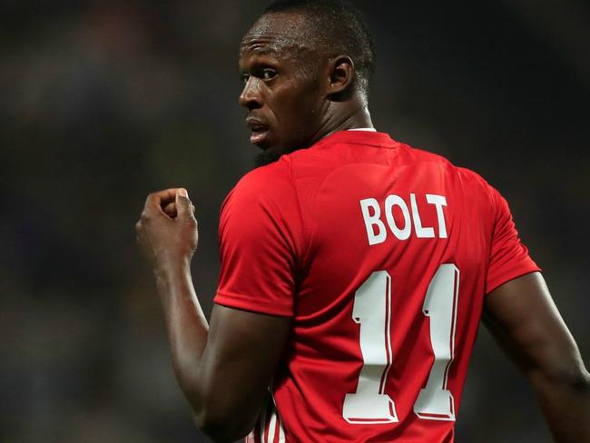 Soccer Football - France 98 v FIFA 98 Selection - U Arena Stadium, Nanterre, France - June 12, 2018 FIFA 98’s Usain Bolt
