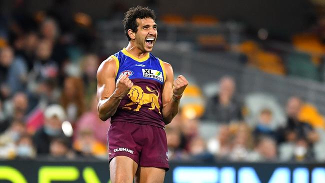 Nakia Cockatoo had plenty to celebrate after breaking into the Lions’ team.