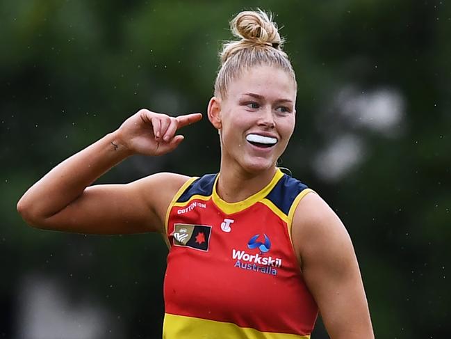 Port Adelaide look likely to snare Crows goalkicker Ash Woodland. Picture: Mark Brake/Getty Images