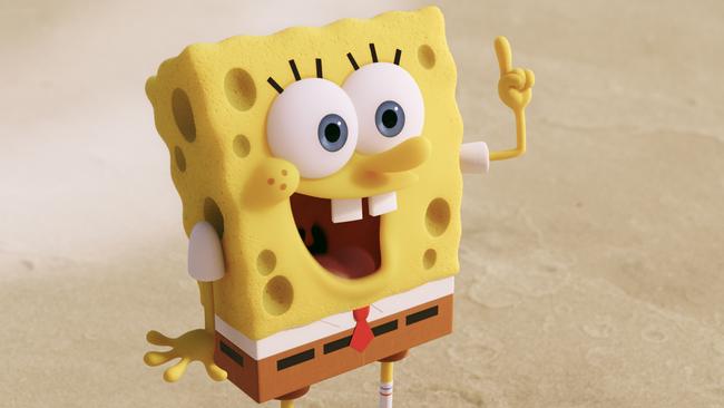 Pick me ... SpongeBob SquarePants provides message-free entertainment for the little uns.