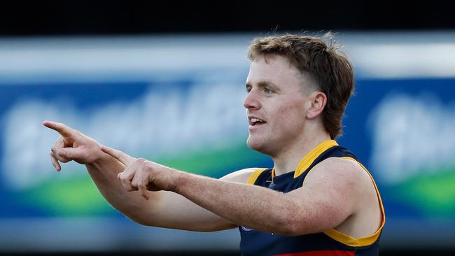 James Rowe is among the Crows without contracts for next season. Picture: Dylan Burns/AFL Photos via Getty Images