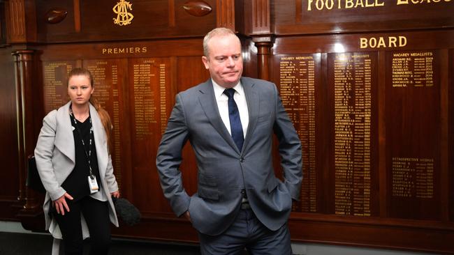 SANFL chief executive Jake Parkinson is confident all eight member clubs will survive the season. Picture: AAP Image/David Mariuz.