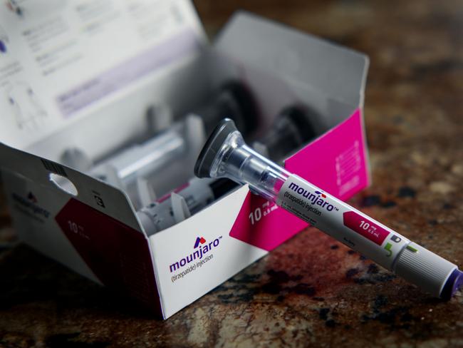 A Mounjaro injection pen. Picture: Getty Images