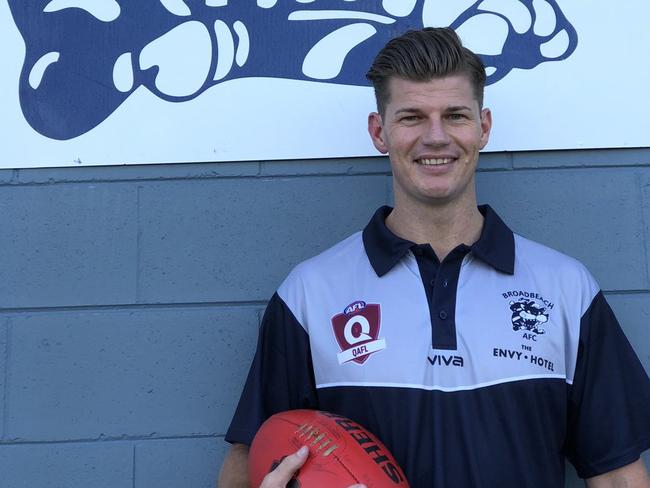 Broadbeach Cats Australian football Club coach Beau Zorko. Photo: BROADBEACH AFLC