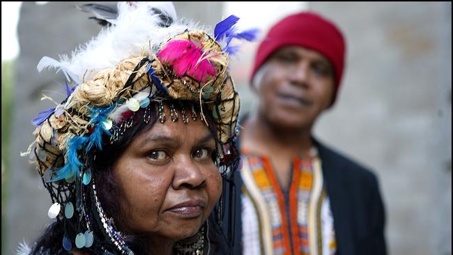 Ruby Hunter and Archie Roach. Picture: Sandy Scheltema