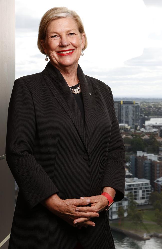 Ann Sherry AO has been named as the new Chancellor of the Queensland University of Technology. Picture: Jonathan Ng