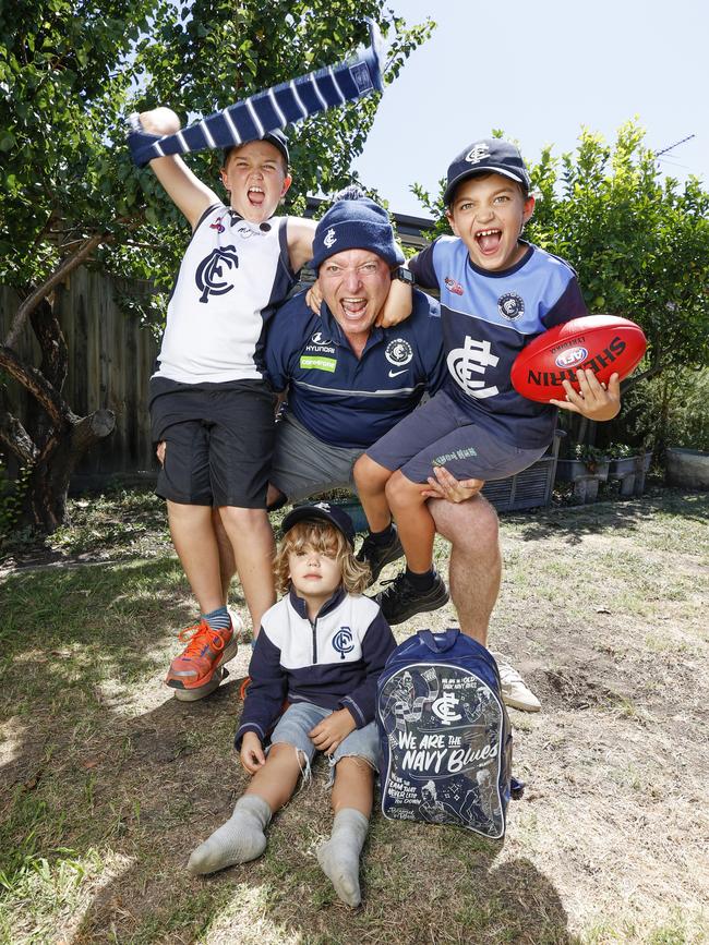 The AFL’s new family pass will cost $50 for two adults and two children. Picture: Alex Coppel