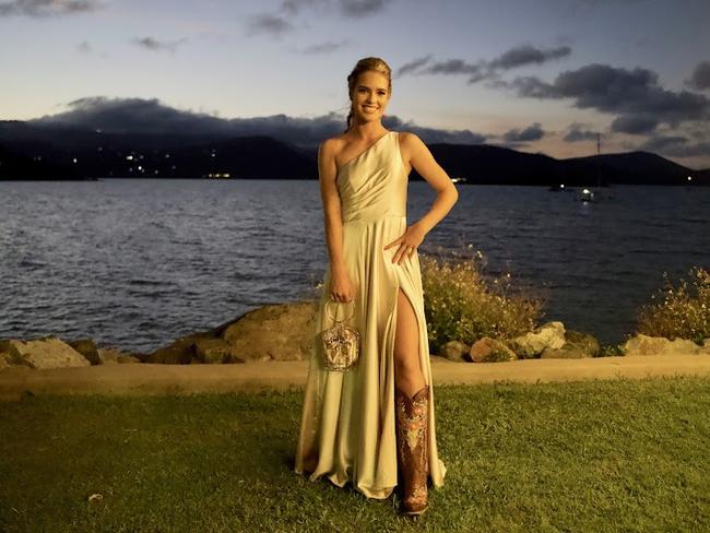 Jayme Farr arriving to the Proserpine State High School Year 12 Formal held at the Whitsunday Marine Club on Wednesday, November 16, 2022.