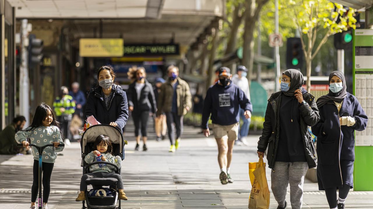 About 88 per cent of Victorian residents aged over 12 are fully vaccinated. Picture: NCA NewsWire / Daniel Pockett