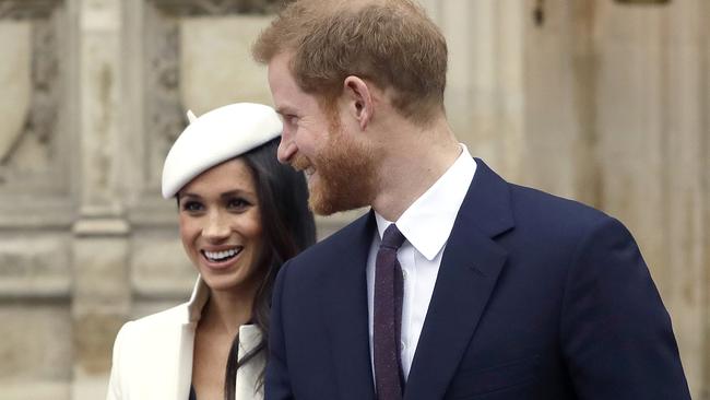 Meghan Markle may be considered for godmother. Picture: Mega