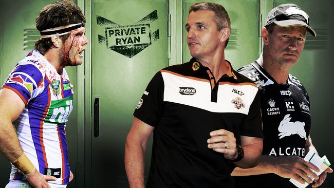 Ivan Cleary and Lachlan Fitzgibbon feature in Private Ryan.