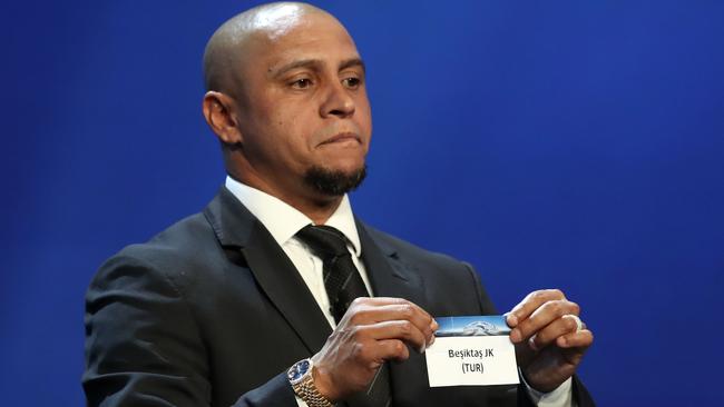 Carlos recently attended the Champions League Group stage draw. AFP Photo/ Valery Hache.