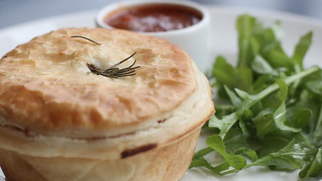 King Island lamb and rosemary pie from Jackman & McRoss. Picture: LUKE BOWDEN