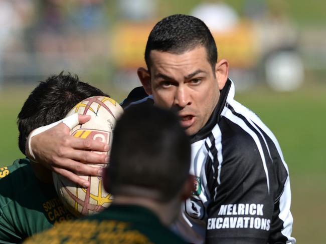 Eye on the Lion: Michael Lett is a picture of concentration. Picture: Ian Svegovic