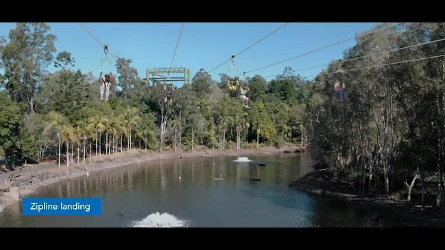 Mount Coot-Tha Zip line fly-through