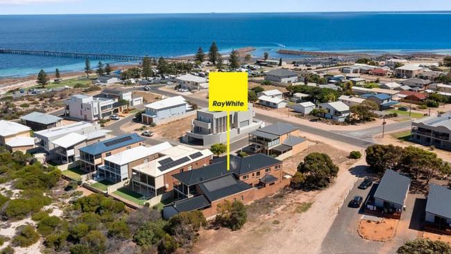 Former Coast to Coast Homes founder Sean Craven’s Port Hughes house is just a short stroll to the beach. Picture Realestate.com.au