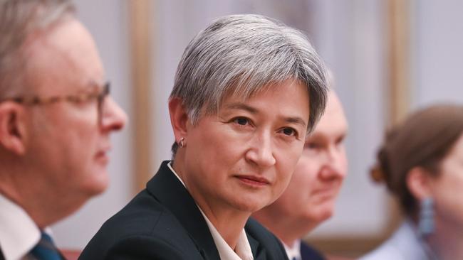 Foreign Minister Penny Wong said the government was pushing for answers from the Laotian government. Picture: NewsWire / Martin Ollman