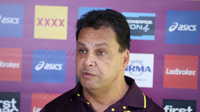 Steve Renouf says the Broncos Round 19 clash against Parramatta will be the first real test of their premiership credentials. Picture: Liam Kidston