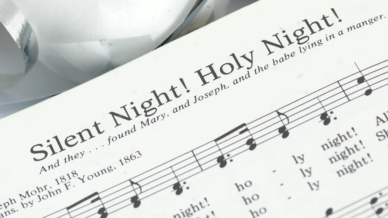 Silent Night sheet music.