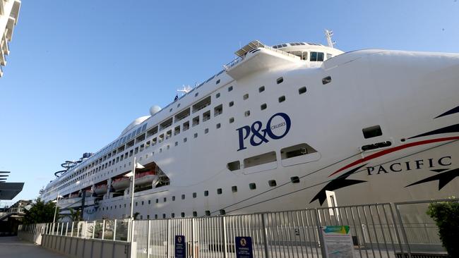 The P&amp;O cruise ship the Pacific Dawn. Picture: Steve Pohlner