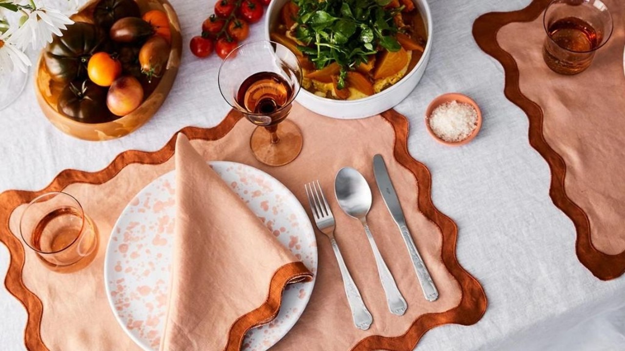 These are the best placemats on the market right now. Image: Bed Threads.