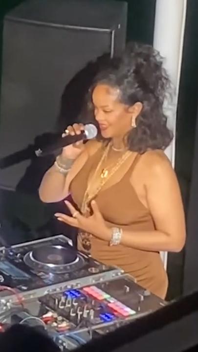 Rihanna hints at her retirement during appearance at Fenty event