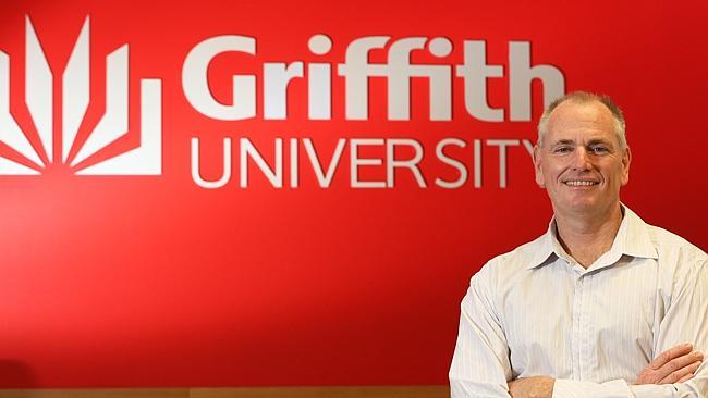 Dean Gould at Griffith University. PHOTO: Glenn Hampson