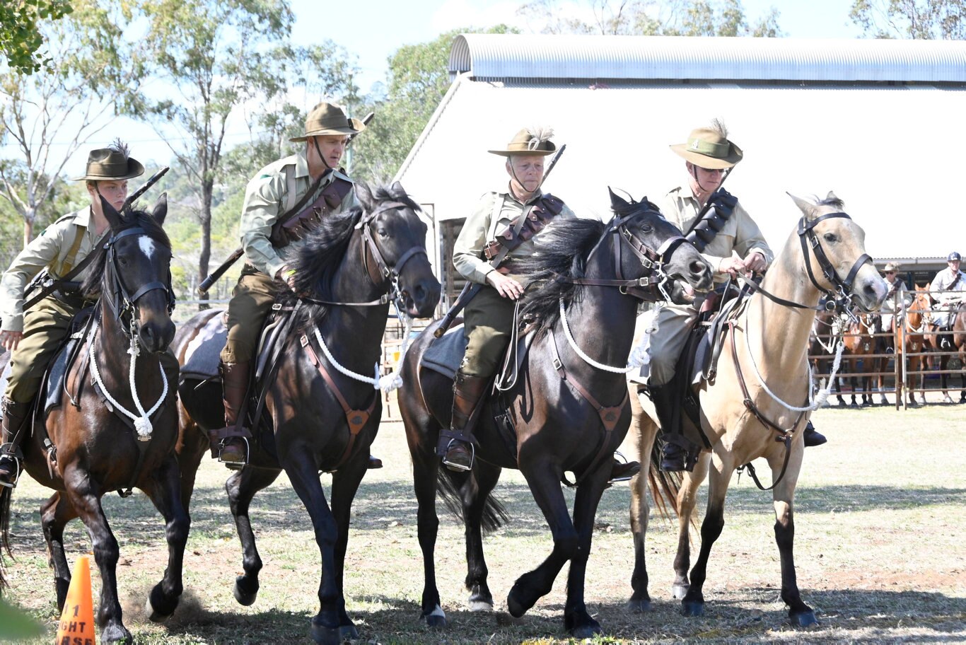 Queensland Mounted Infantry Challenge at the Toowoomba Showgrounds.