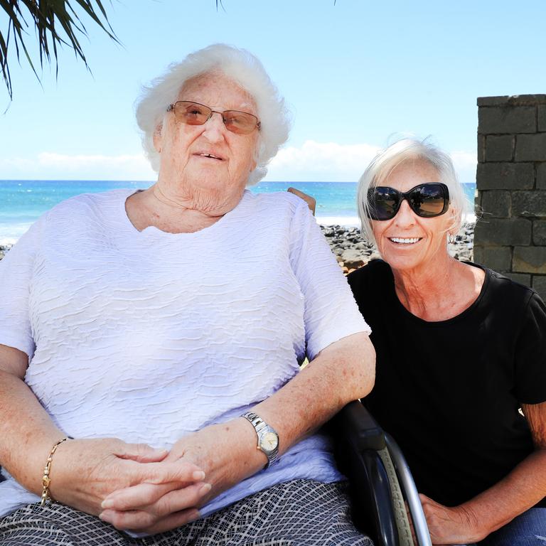 Shirly Lang with daughter Ali Lang Photo: Scott Powick Newscorp