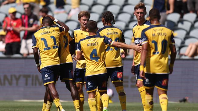 The Mariners continued their recent goalscoring resurgence against Victory. Photo by Scott Gardiner/Getty Images