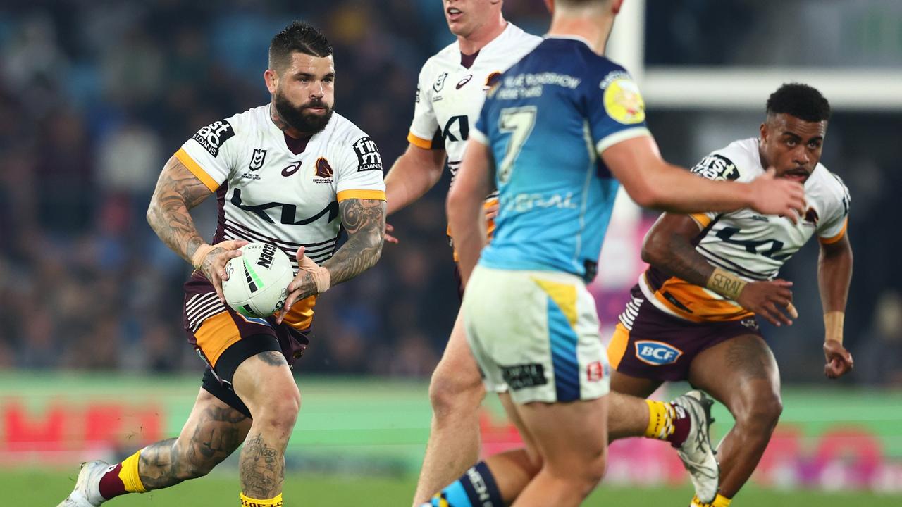 Adam Reynolds steered the Broncos to victory against the Titans. Picture: Chris Hyde/Getty Images