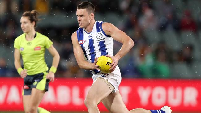 Luke Davies-Uniacke. (Photo by Sarah Reed/AFL Photos via Getty Images)