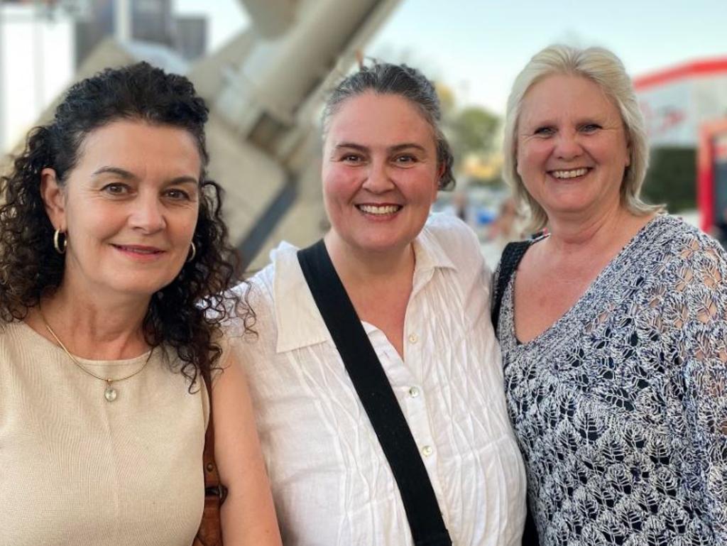 Rod Stewart and Cyndi Lauper fans outside the Adelaide Entertainment Centre. Picture: Agnes Gichuhi