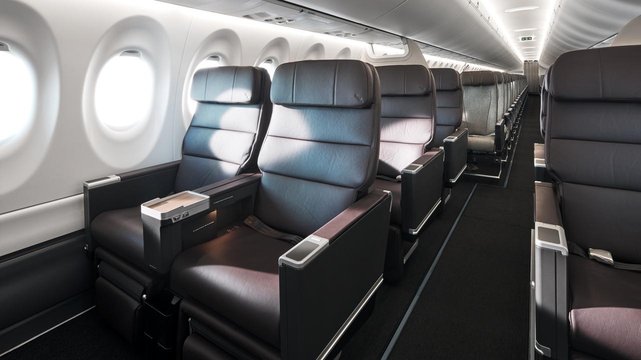 It fits 137 passengers across 10 business class seats and 127 economy class seats. Picture: Supplied.