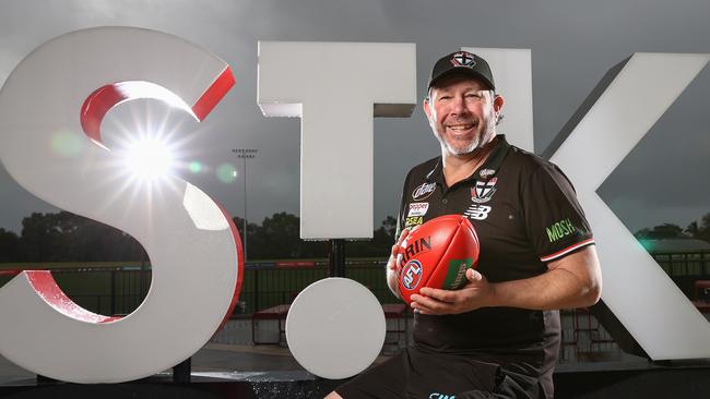 Brett Ratten after the announcement he had signed a new two-year contract extension.