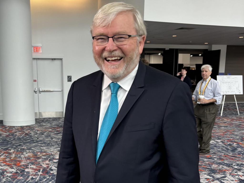 Kevin Rudd at the Republican National Convention in Milwaukee. Picture: Benedict Brook / news.com.au