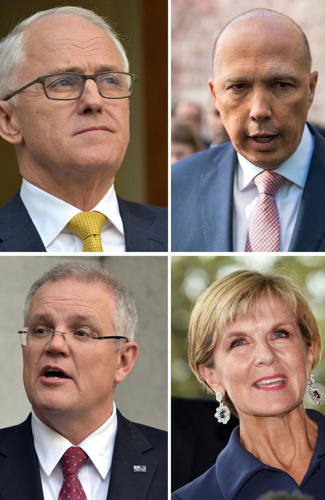 Voters are furious about the petty politics that have played out this week, but it’s politics that’ll prevail at the party room vote today. Picture: AFP