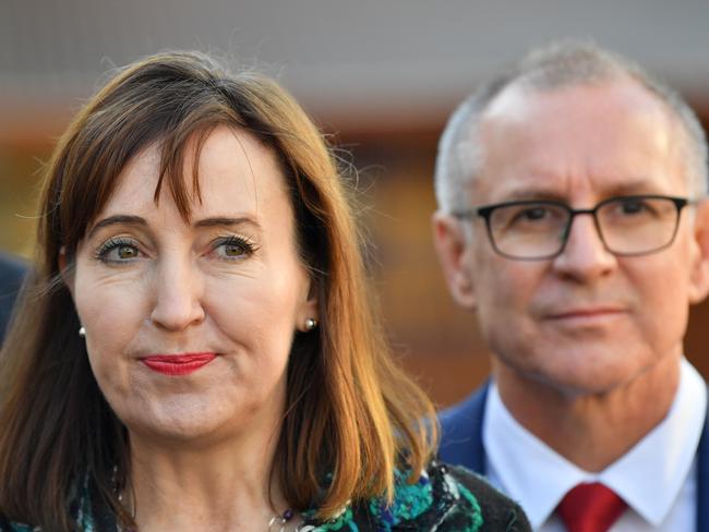 Education Minister Susan Close and Premier Jay Weatherill.