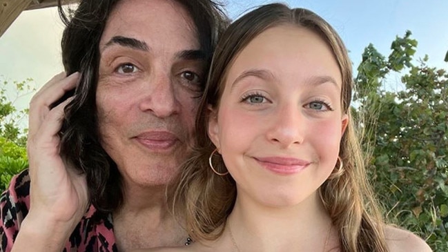 Paul Stanley shared a snap with his youngest daughter Emily.