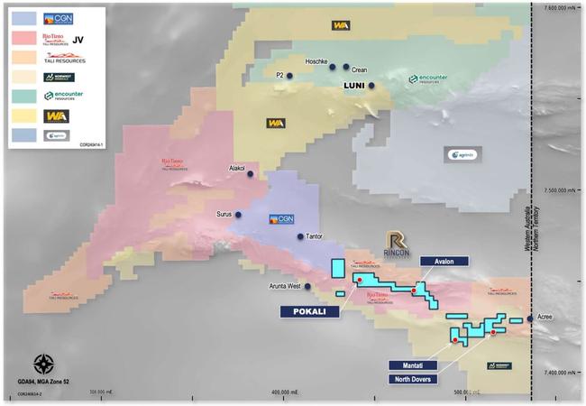 The West Arunta critical minerals region. Source: RCR