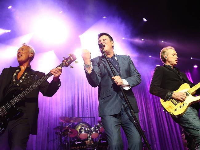 Sydney concert of 80s pop stars Spandau Ballet at The Sydney Entertainment Centre.