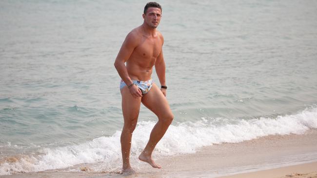 Sam Burgess has just come through a high-profile divorce and a legal battle. Picture: Christian Gilles