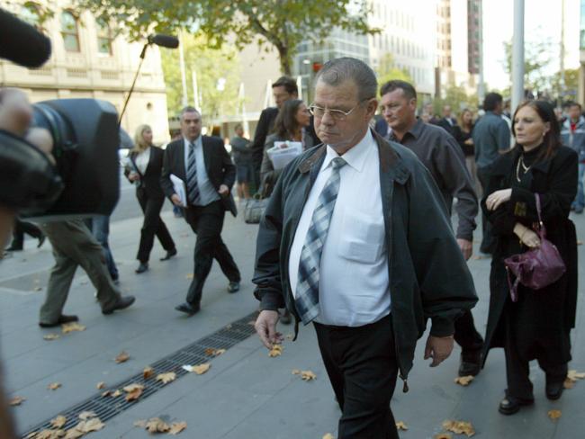 George Williams leaves court following his son’s sentencing.